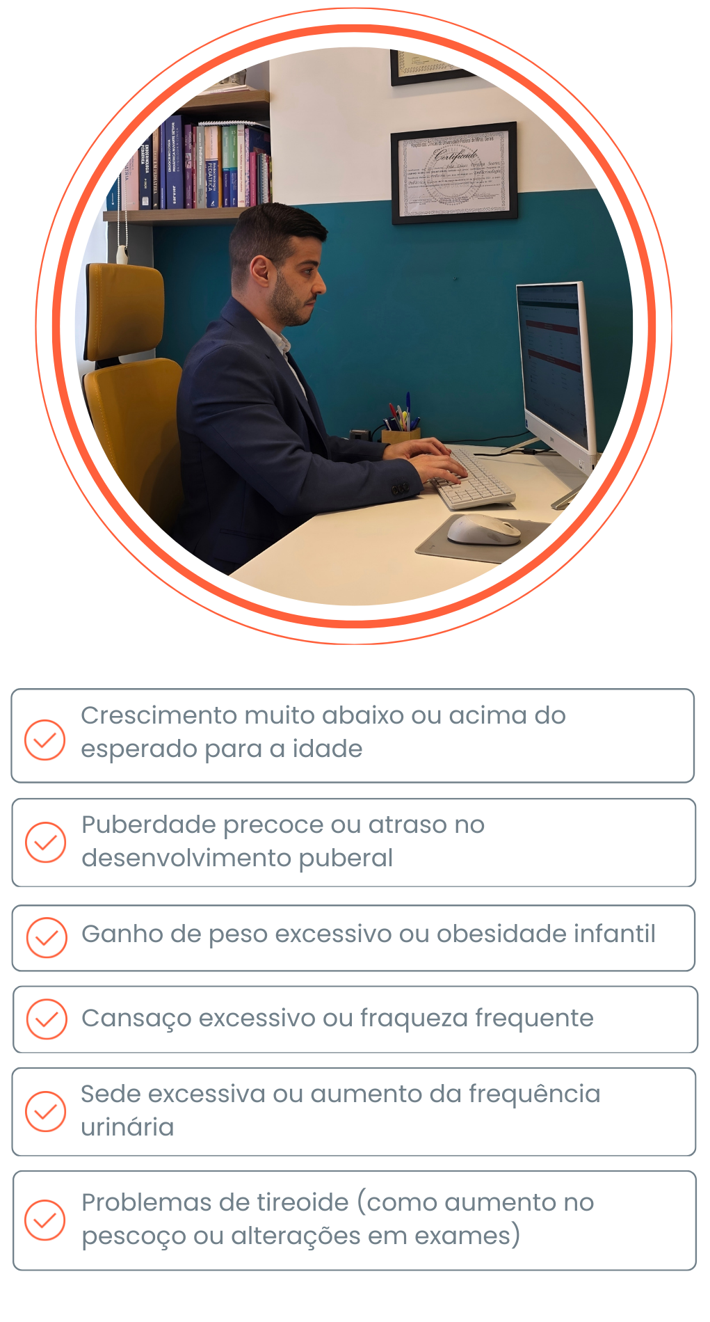 Quando procurar um endocrinologista pediátrico em mobile